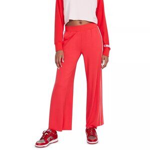 145$ Big Feelings Olivia Lounge Wide Leg Pull On Pants Women's Size XS Red